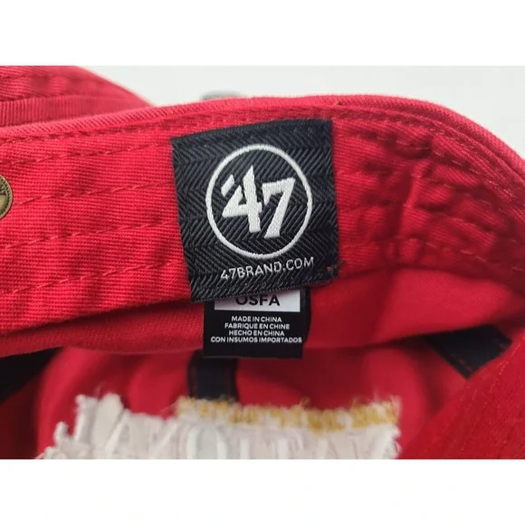 University of Georgia Bulldogs 2022 National Champions 47 Brand Hat Cap NCAA Red - Picture 12 of 12